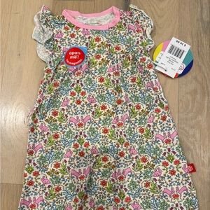 Magnetic me hip hop print Easter romper